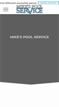 Mobile Screenshot of mikespoolservice.com